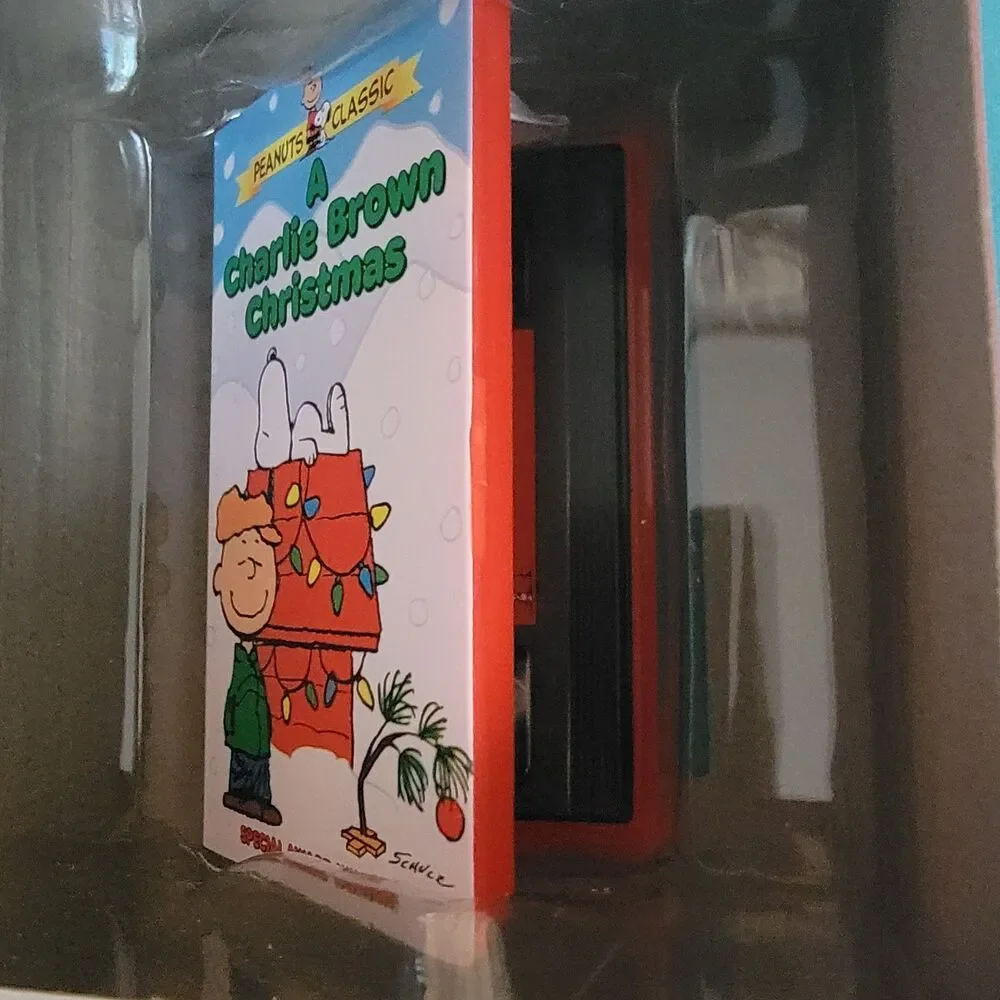 HALLMARK Ornament 2025 NEW! Charlie Brown Christmas VHS tape 3